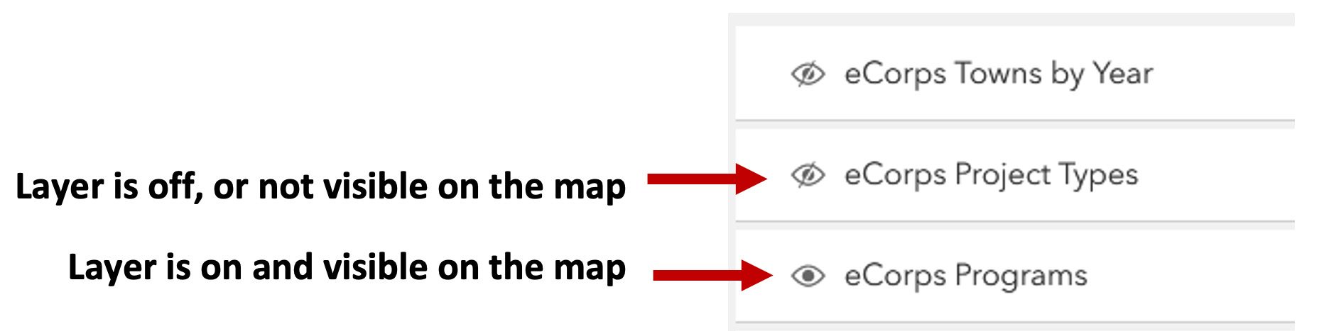 layer visibility